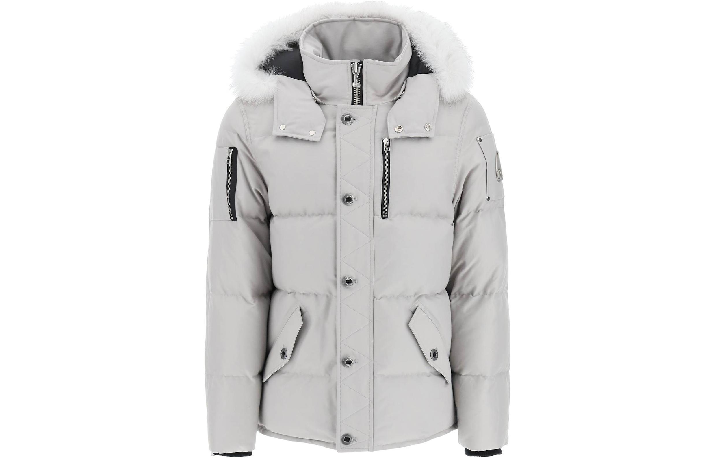 

Moose Knuckles Серый пуховик для мужчин, Gray