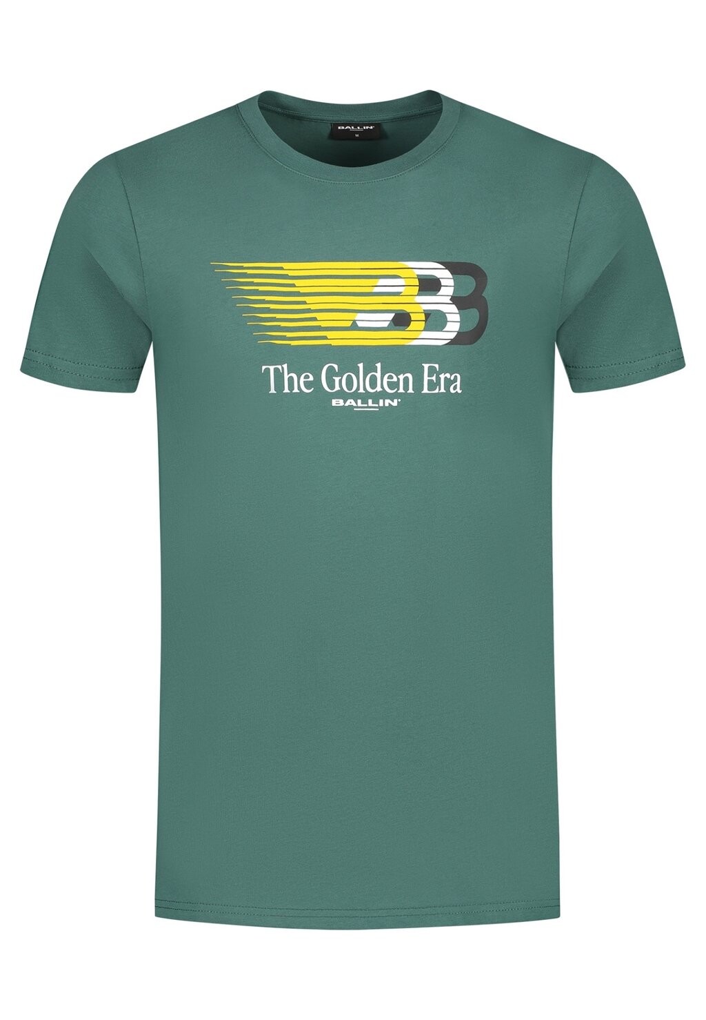 

Футболка с принтом REGULAR FIT CREWNECK Ballin, цвет faded green