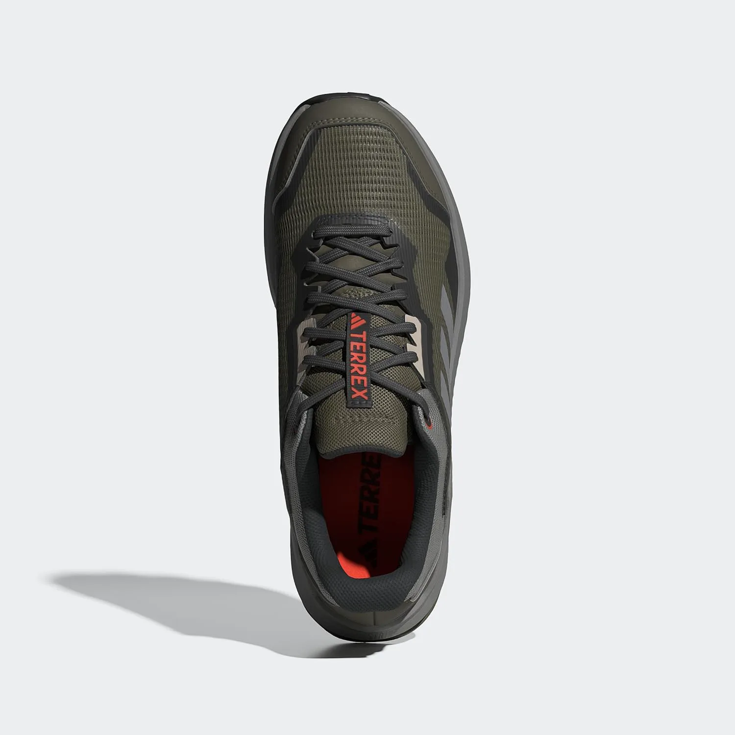 Мужские кроссовки Adidas Terrex Trailrider для трейлраннинга, серый оранжевый — фото 3