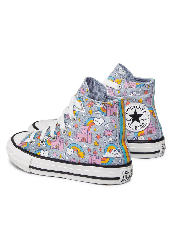 Кроссовки Chuck Taylor All Star Rainbow Castles 372943C Converse, синий — фото 3