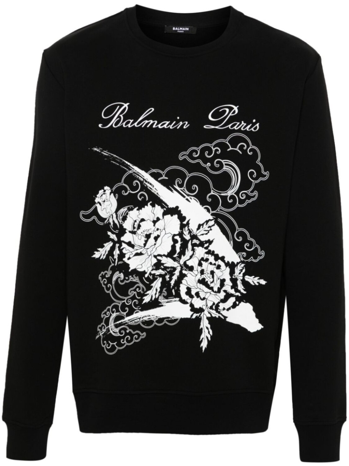 

Balmain толстовка с принтом, черный