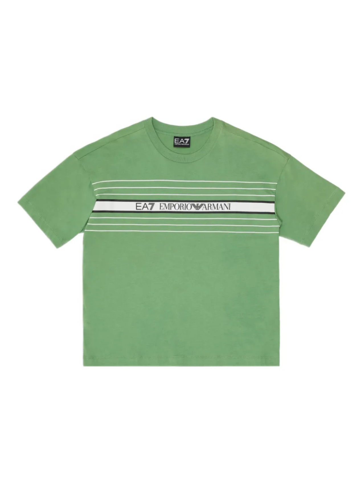 

Футболка с логотипом Emporio Armani Kids, зеленый