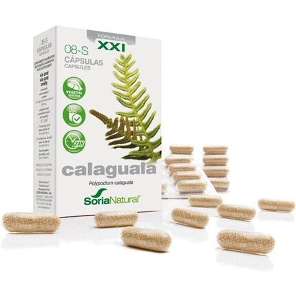 

Soria Natural Calaguala Экологичная комбинация мультивитаминов и минералов, 30 капсул