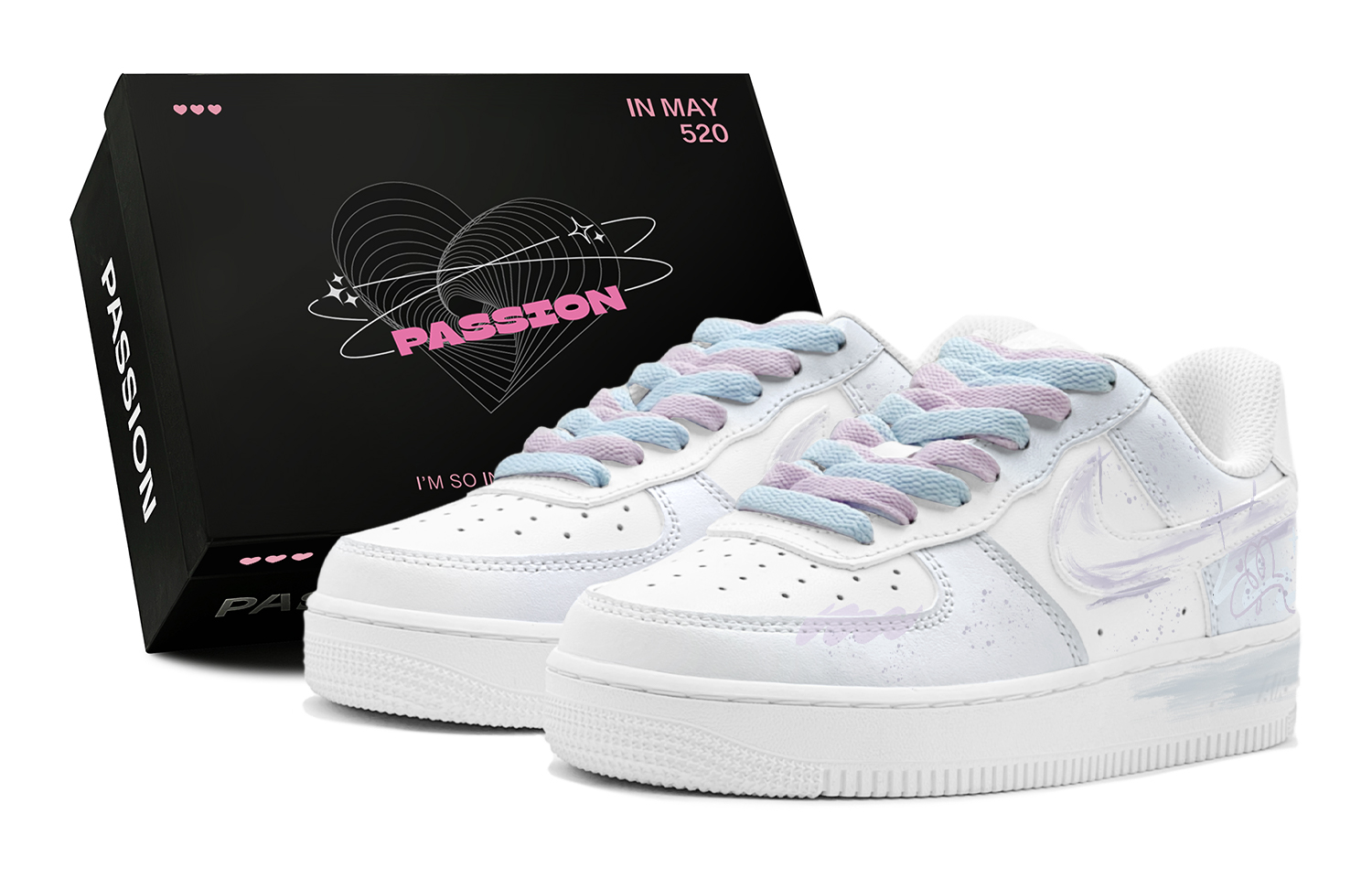 

Детские кроссовки для скейтбординга Air Force 1 LE Low Top для подростков Nike, лаванда