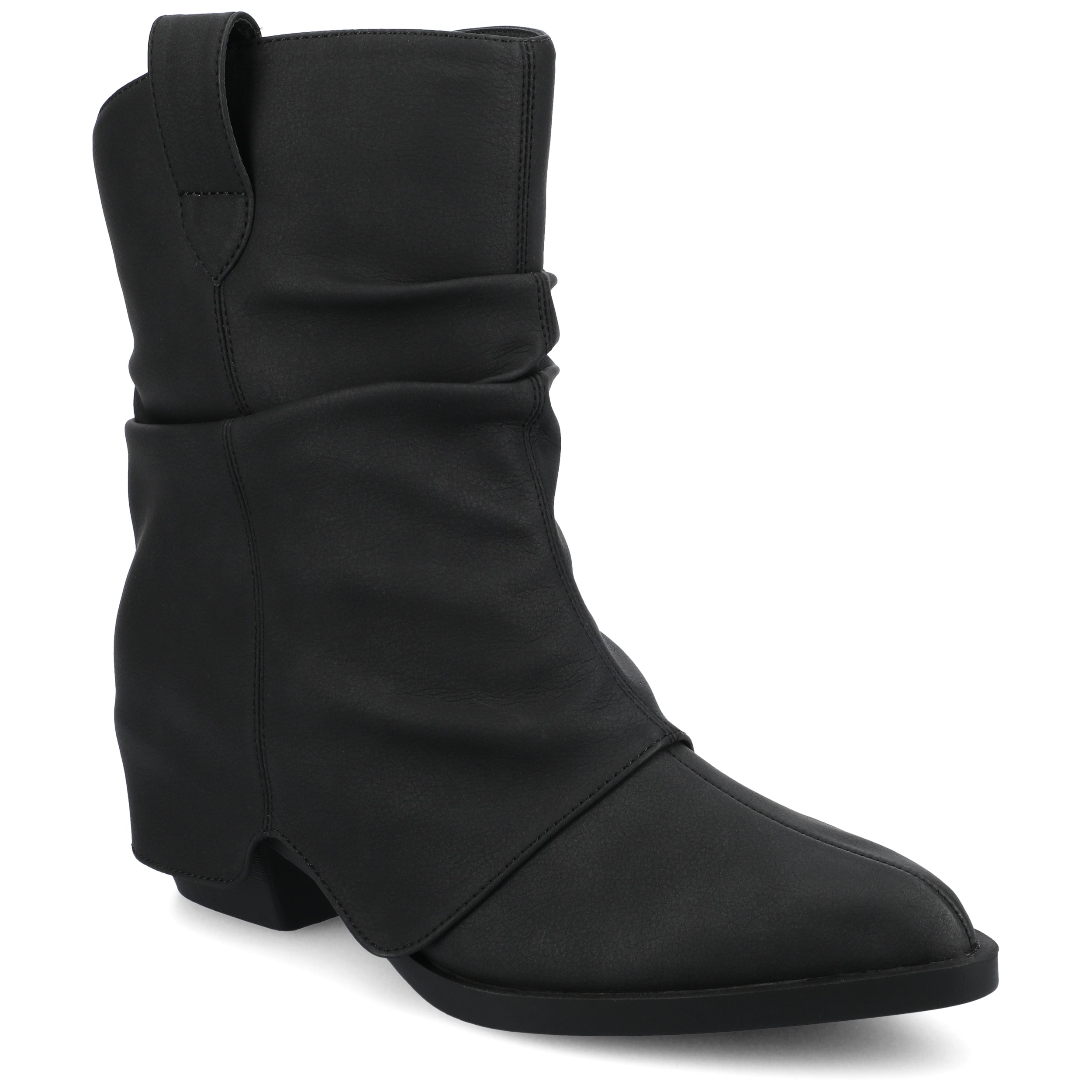 Женские мюли Journee Wynette с западным силуэтом и широкой колодкой Journee Collection, черный