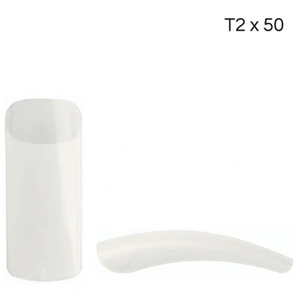 

Xan Pro Natural Square Tips With Long Band T2 - 50 Pieces Xanitalia Pro