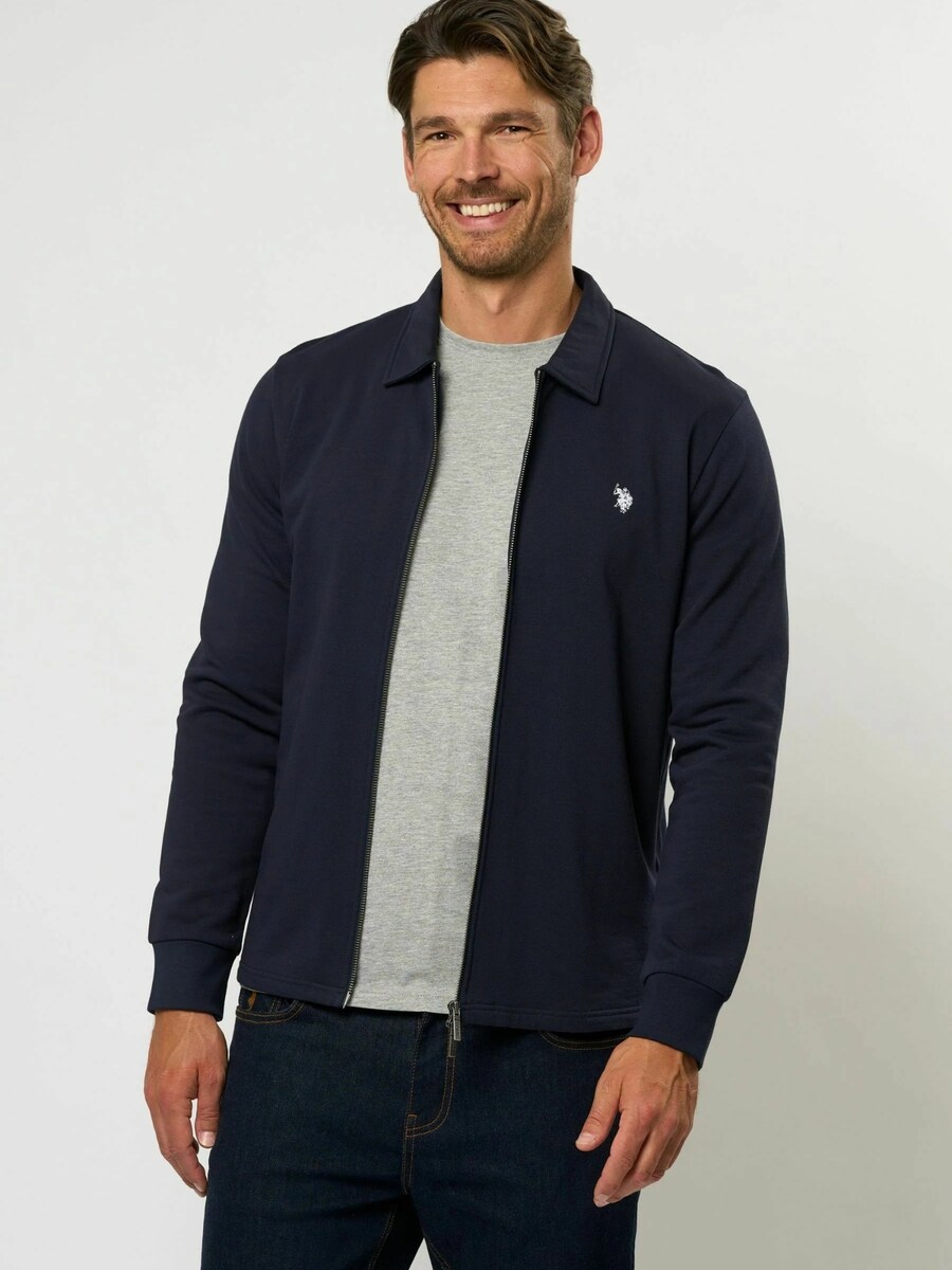 

Вязаный кардиган U.S. POLO ASSN. Tobey, темно-синий