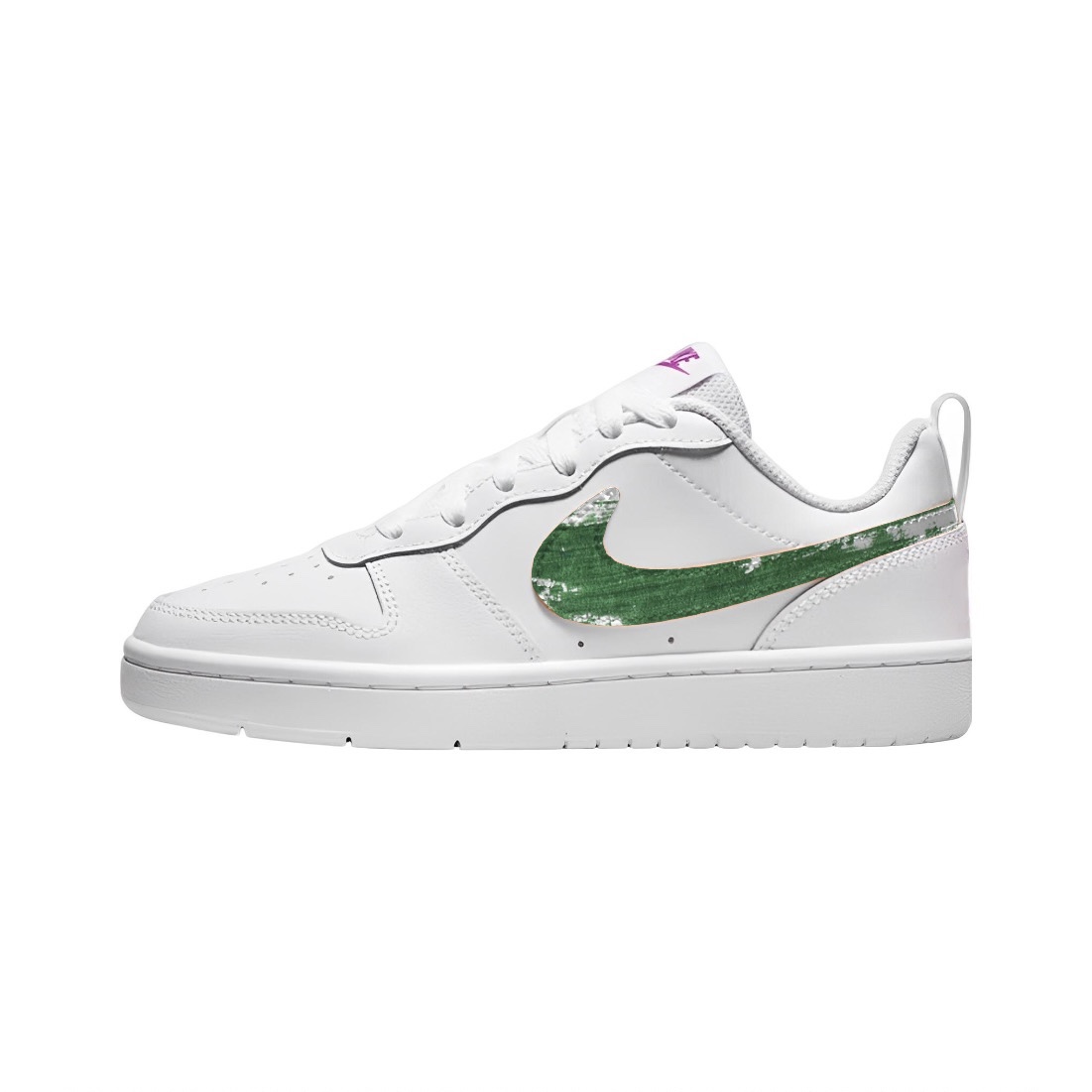 

Кроссовки Nike Court Borough Skateboard Shoes Women's Low-Top White/Green, Зеленый, Кроссовки Nike Court Borough Skateboard Shoes Women's Low-Top White/Green