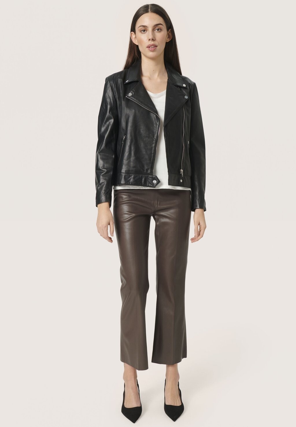 

Кожаная куртка MAEVE JACKET Soaked in Luxury, черный