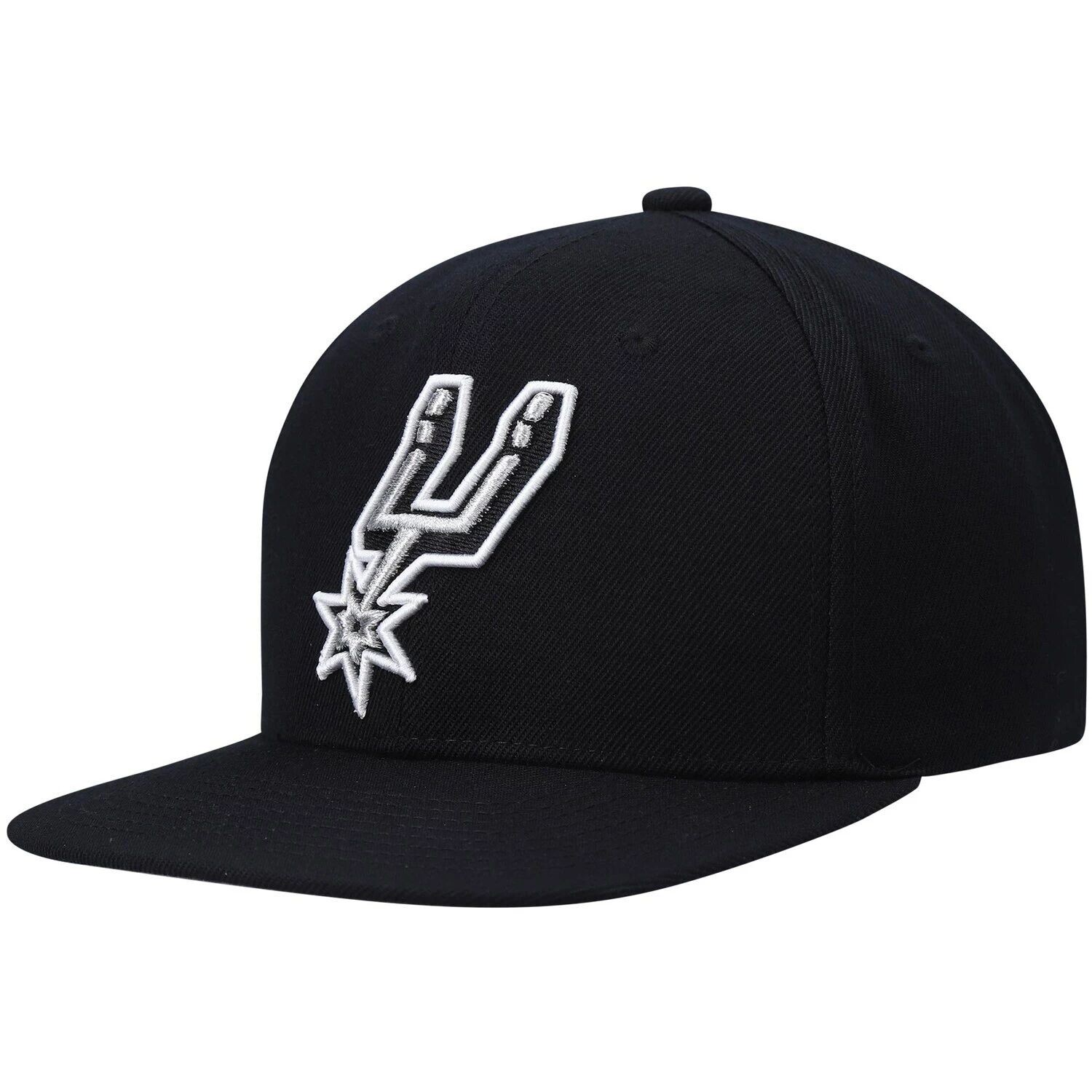 

Мужская черная кепка Mitchell & Ness San Antonio Spurs Ground 2.0 Snapback