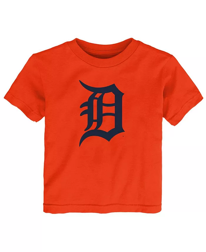 

Футболка для малышей с основным логотипом Detroit Tigers в оранжевом цвете Outerstuff