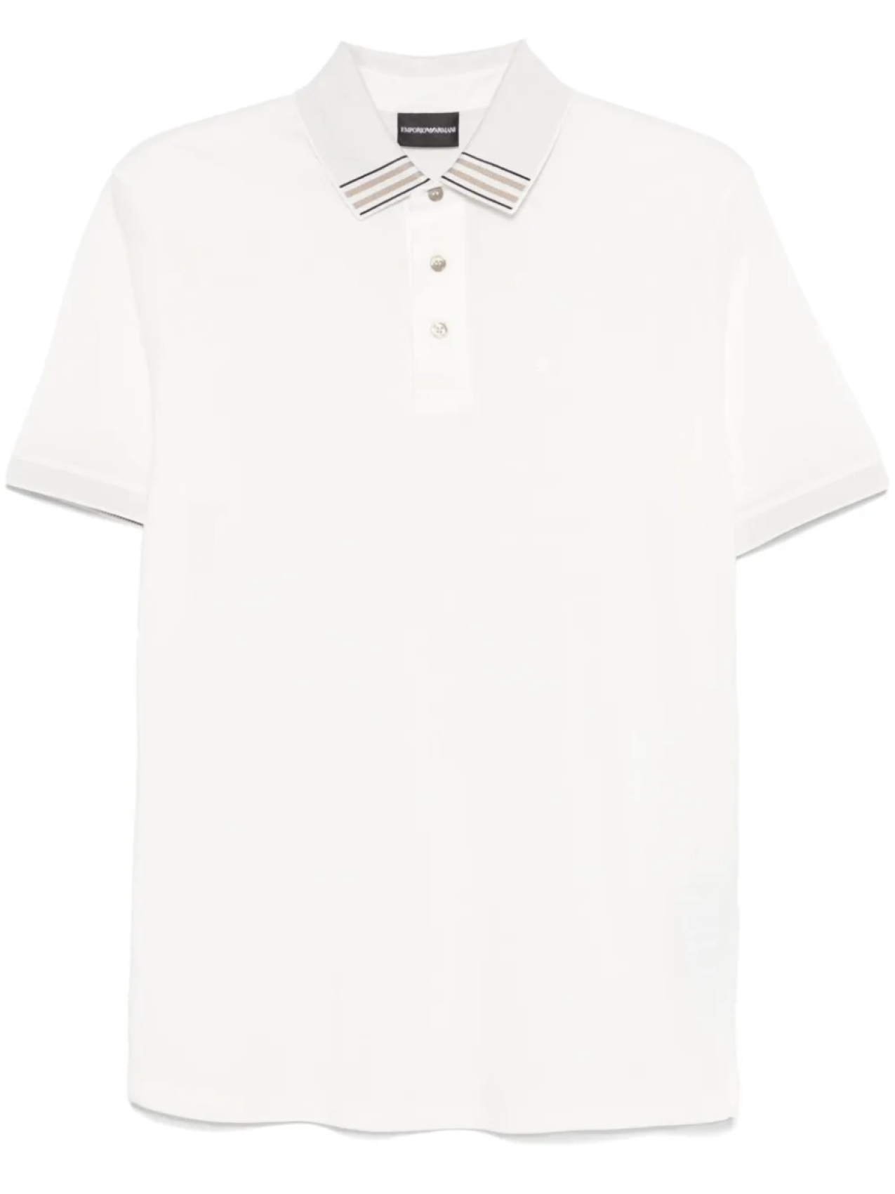 

Emporio Armani рубашка поло из ткани пике, белый