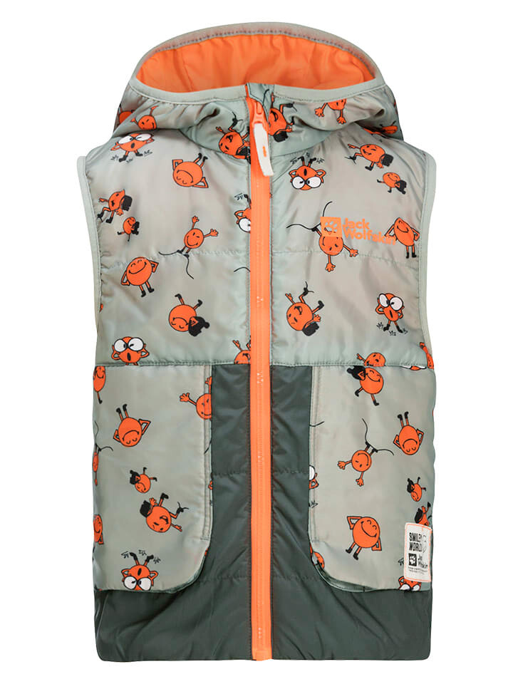 

Жилет Jack Wolfskin Funktionsweste Smileyworld, цвет Türkis/Khaki