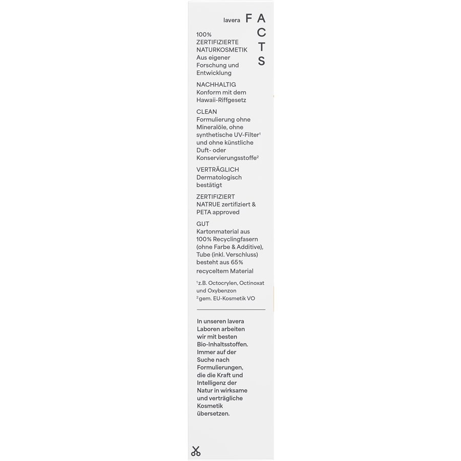 Солнцезащитный крем anti-uv fluid lsf 50 Lavera, объем 40 мл — фото 3