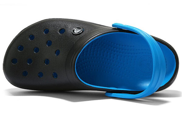Сандалии wear-resistant lightweight cozy sports black blue sandals 'black blue' Crocs, черный — фото 3