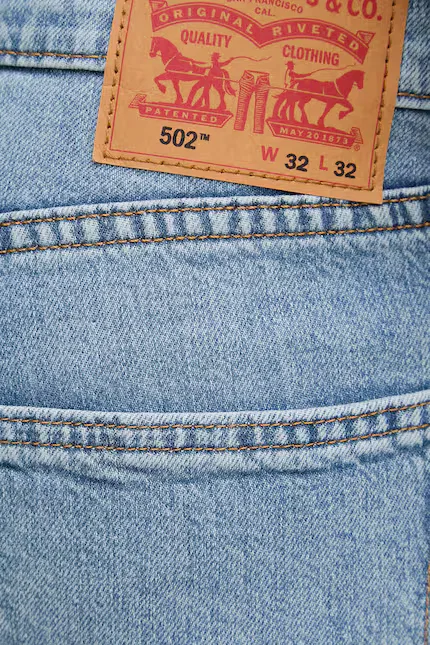 Джинсы зауженные 502 Levi's, синий — фото 4
