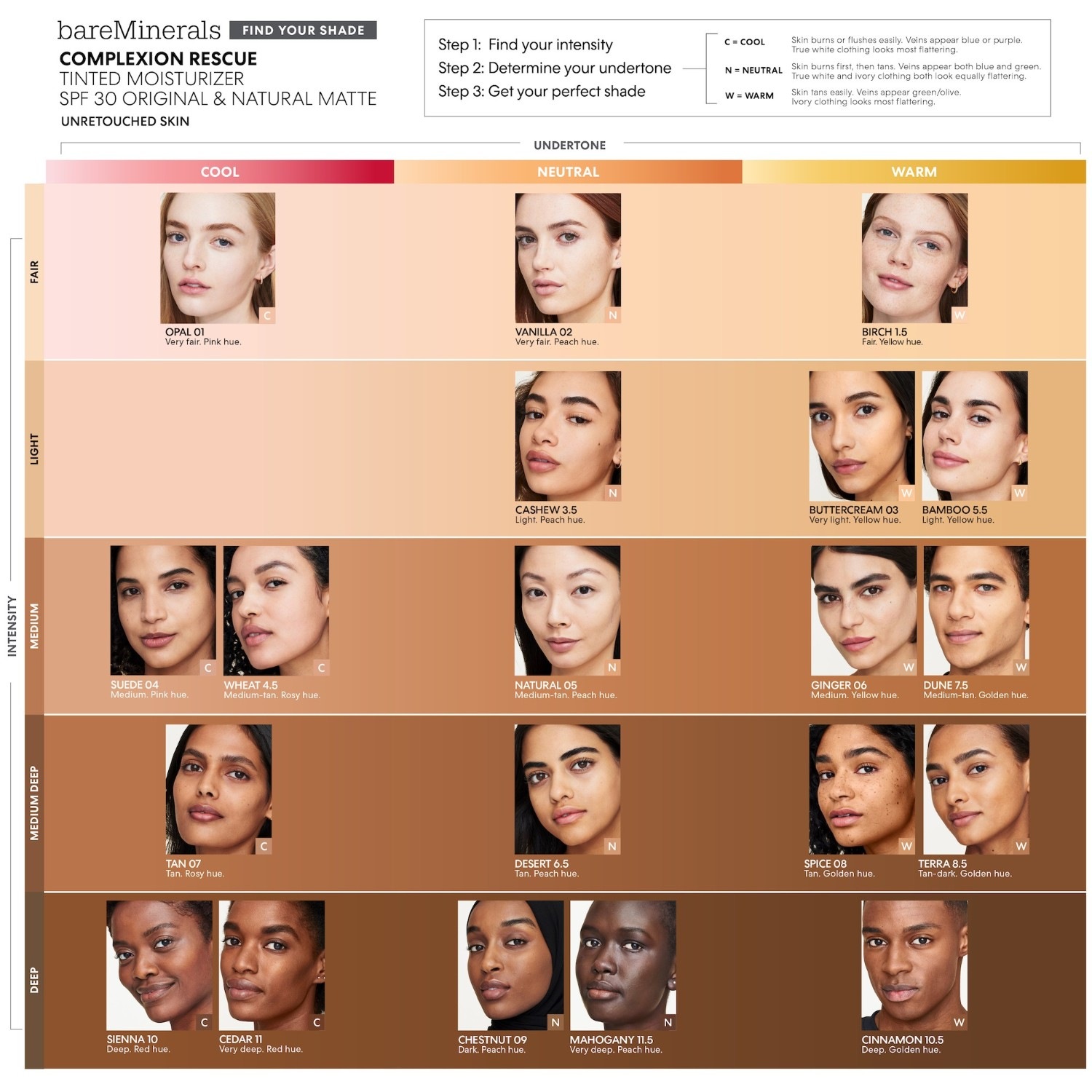 BB-крем complexion rescue natural matte tinted moisturizer mineral spf 30 Bareminerals, chestnut 09, объем 35 мл — фото 4