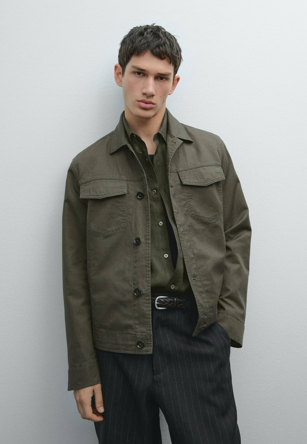 

Летняя куртка Massimo Dutti, хаки