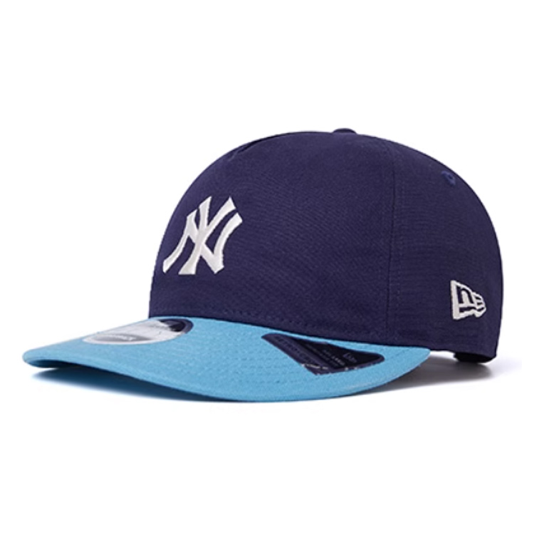 

New Era Хлопковая вискозная бейсболка унисекс тёмно-синяя, Navy Blue