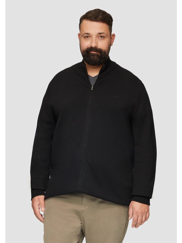 

Переходная куртка s.Oliver Strickjacke langarm, черный