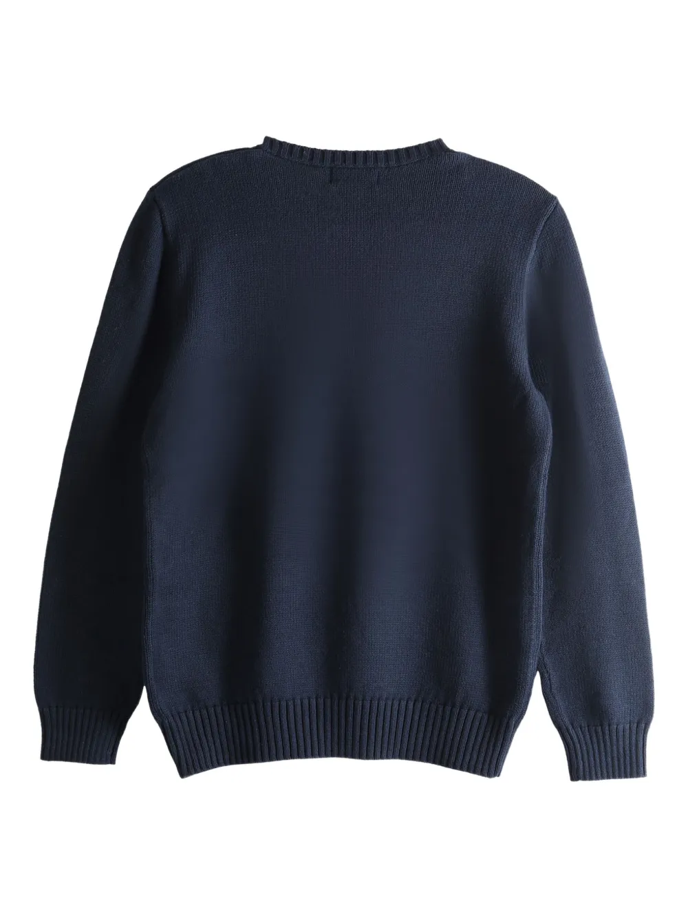 Кашемировый свитер Polo Bear Polo Ralph Lauren Kids, синий — фото 2