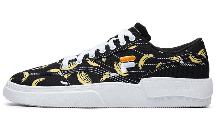 

FLIP Canvas Shoes Men Low-top Black/Lilan Yellow Fila Fusion