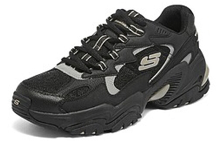 Кроссовки Stamina V2 Chunky мужские низкие черные Skechers — фото 3