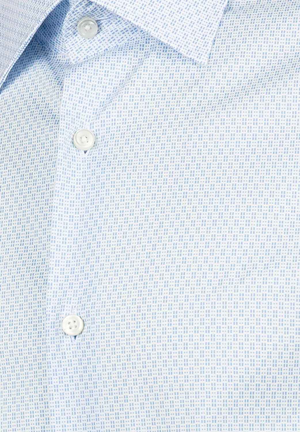 Рубашка Boss Regular fit Button Up Shirt H-Joe синего цвета — фото 4