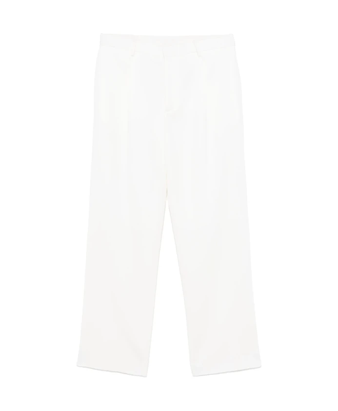 

Белые брюки с карманами и пуговицами. Lardini, белый