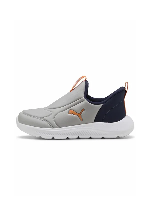 Кроссовки slip-ons Puma Fun Racer 2 Sliptech Sneakers, серый эхо-вермильон-синий