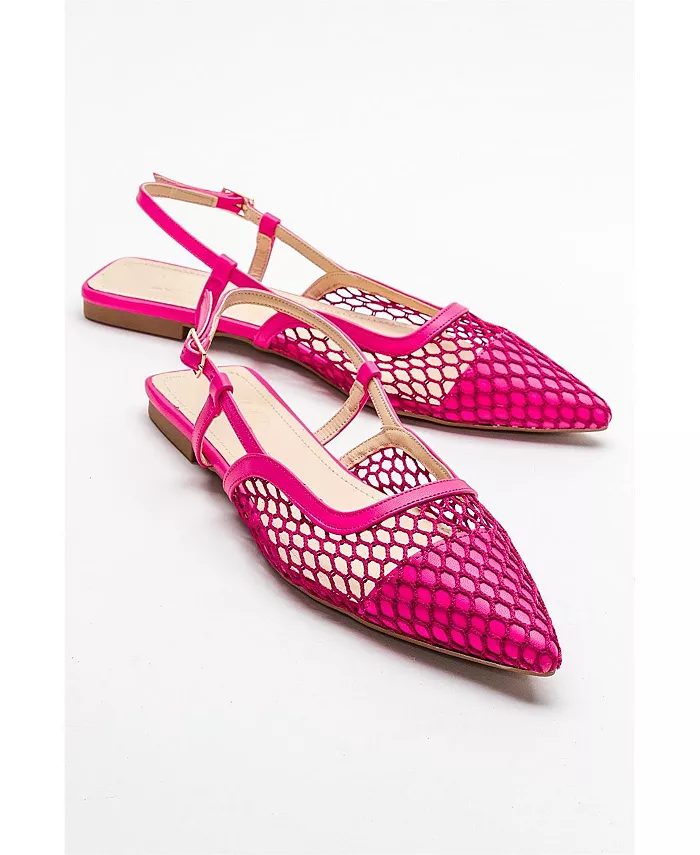 Браслет Голубая Сетчатая Плоская Сандалия (Женщины) Prologue Shoes