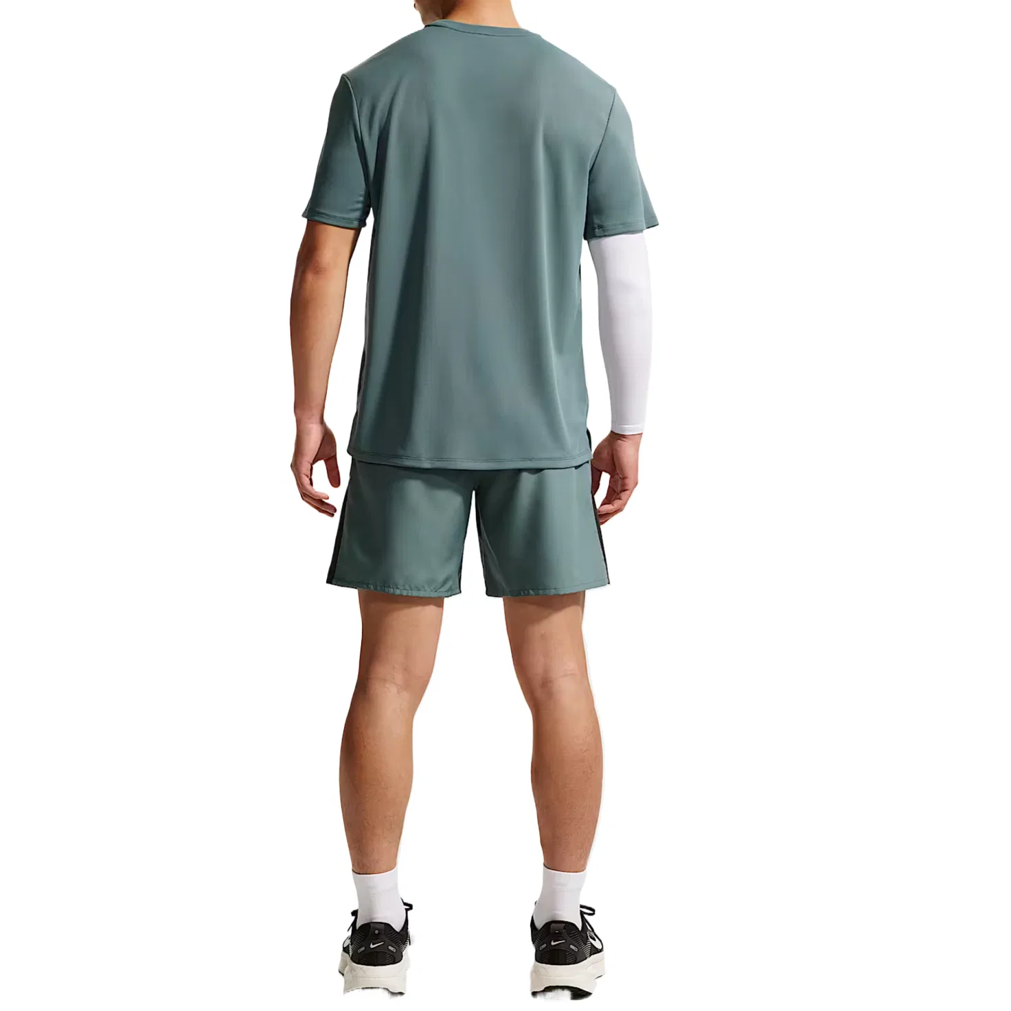Мужские шорты для бега Dri Fit Nike, Mineral Slate Blue/Black Cloud Green — фото 3