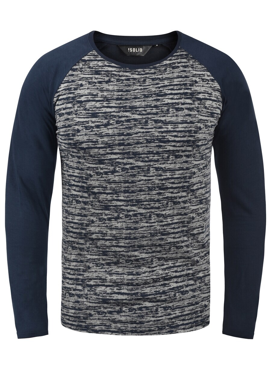 

Лонгслив !Solid Shirt Mevan, цвет navy/grey