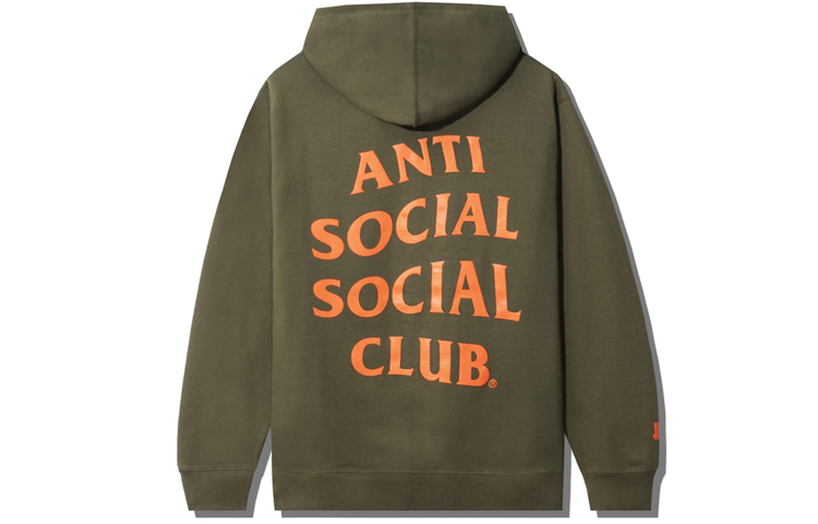 

Толстовка x undefeated paranoid ANTI SOCIAL SOCIAL CLUB, зеленый