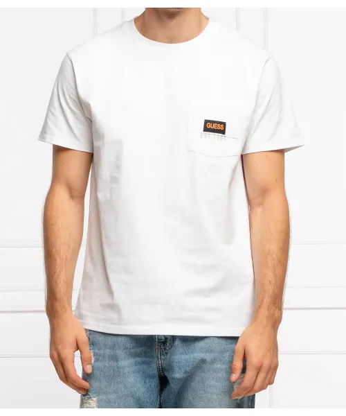 

Футболка Regular fit Guess Jeans, белый