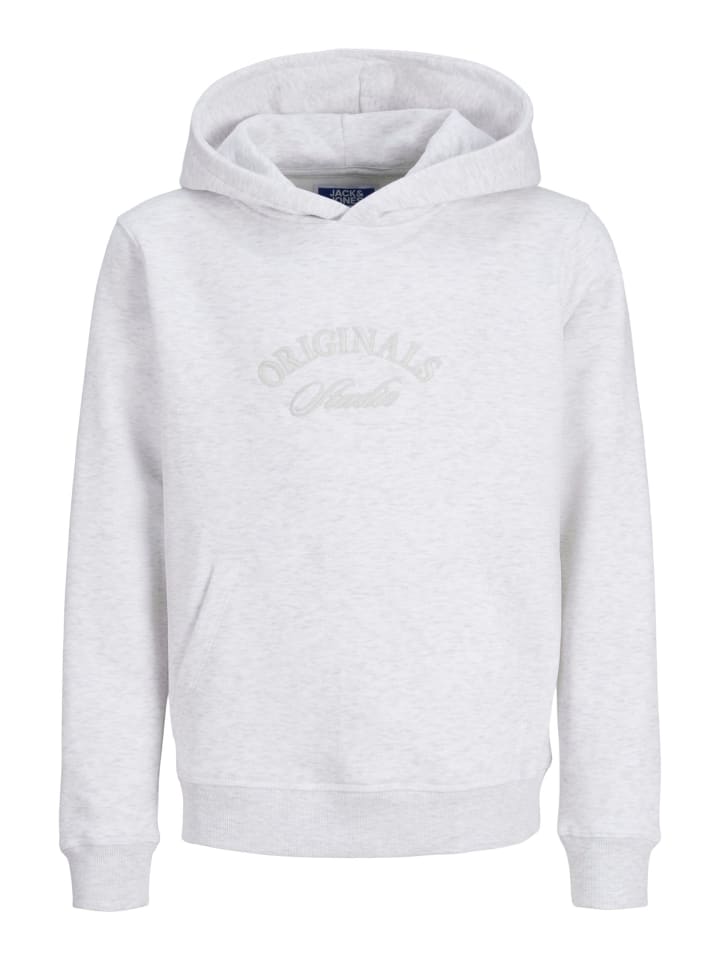 

Толстовка JORBLEECKER BRANDING SWEAT HOOD BF JNR ярко-белого цвета JACK & JONES Junior