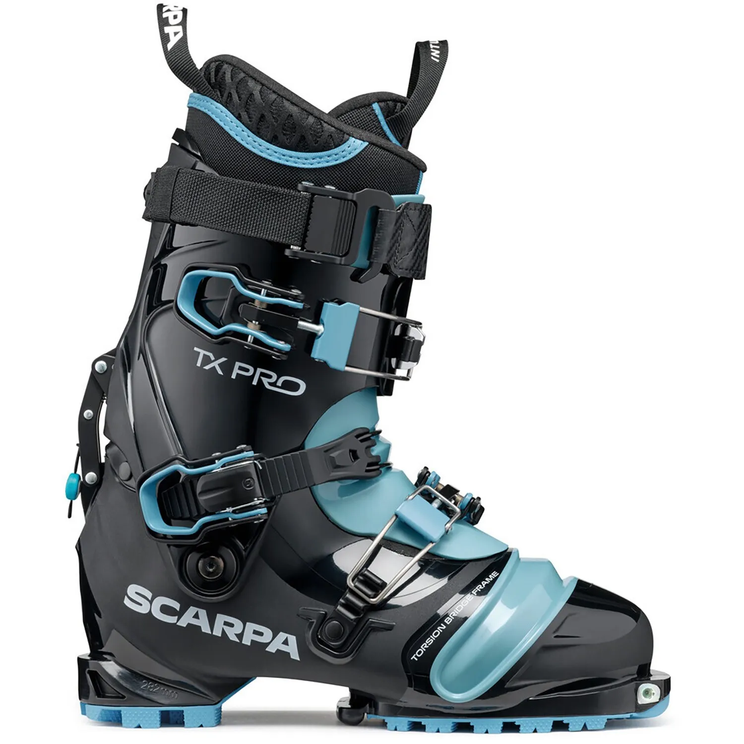 

Женские лыжные ботинки TX Pro Telemark Scarpa, Black/Polar Blue, Черный, Женские лыжные ботинки TX Pro Telemark Scarpa, Black/Polar Blue