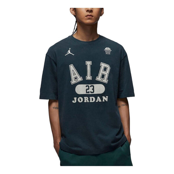 

Футболка brand greatness 1985 graphic t-shirt asia sizing 'navy' Air Jordan, синий