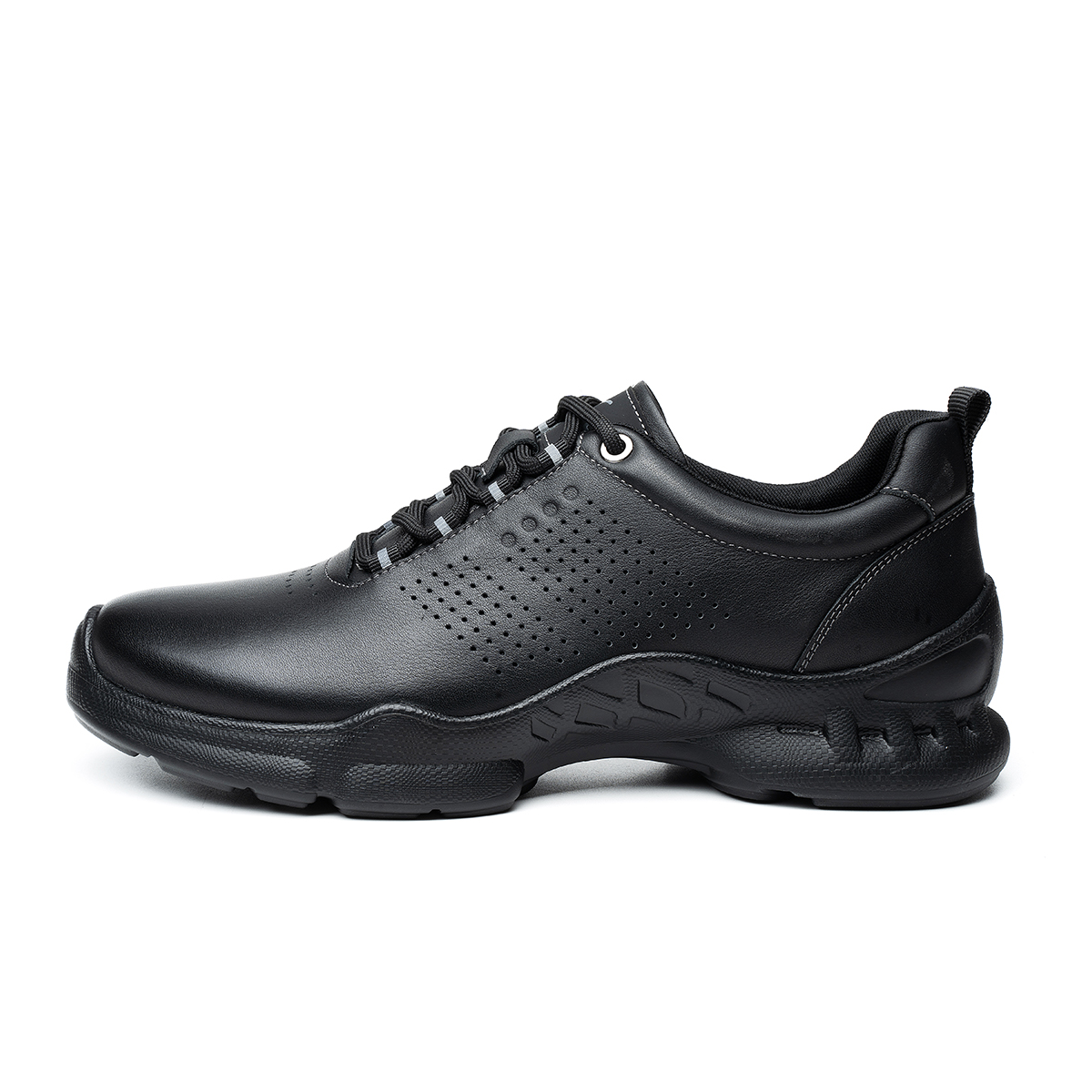 

FED Кроссовки Cushioning Height Increasing Abrasion Resistant Slip Resistant Low Top Lifestyle Vintage Casual Shoes Men's Black