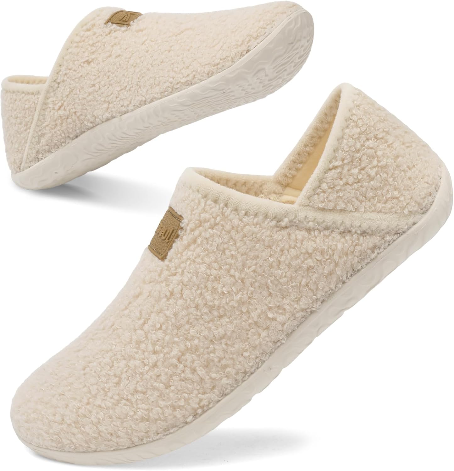 

Домашние тапочки Spesoul Fuzzy House для женщин и мужчин, закрытая задняя часть, легкие, с мягкой искусственной меховой подкладкой, тапочки-носки для дома, спальни, офиса, йоги и прогулок на улице, желтый