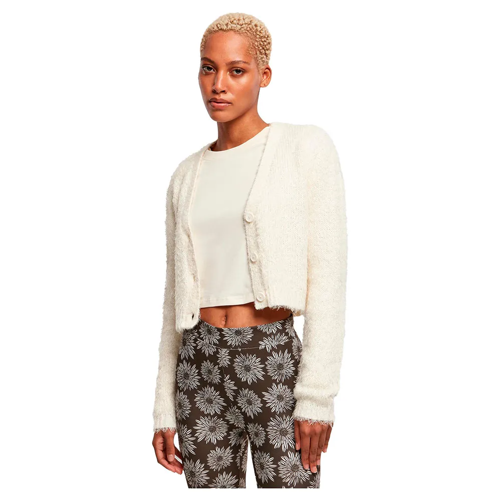

Кардиган Urban Classics Cropped Feather, бежевый