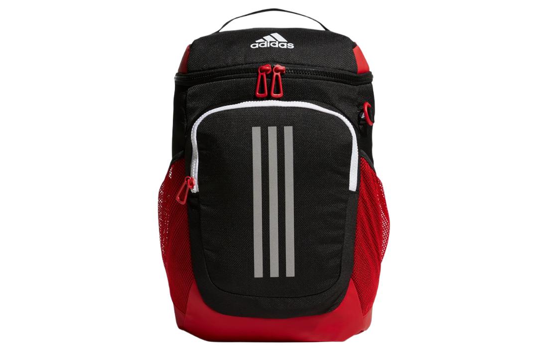 

Adidas Переработанный полиэстеровый рюкзак мужской черный и полуфлуоресцентный синий и прозрачный розовый, Black & Half Fluorescent Blue & Clear Pink