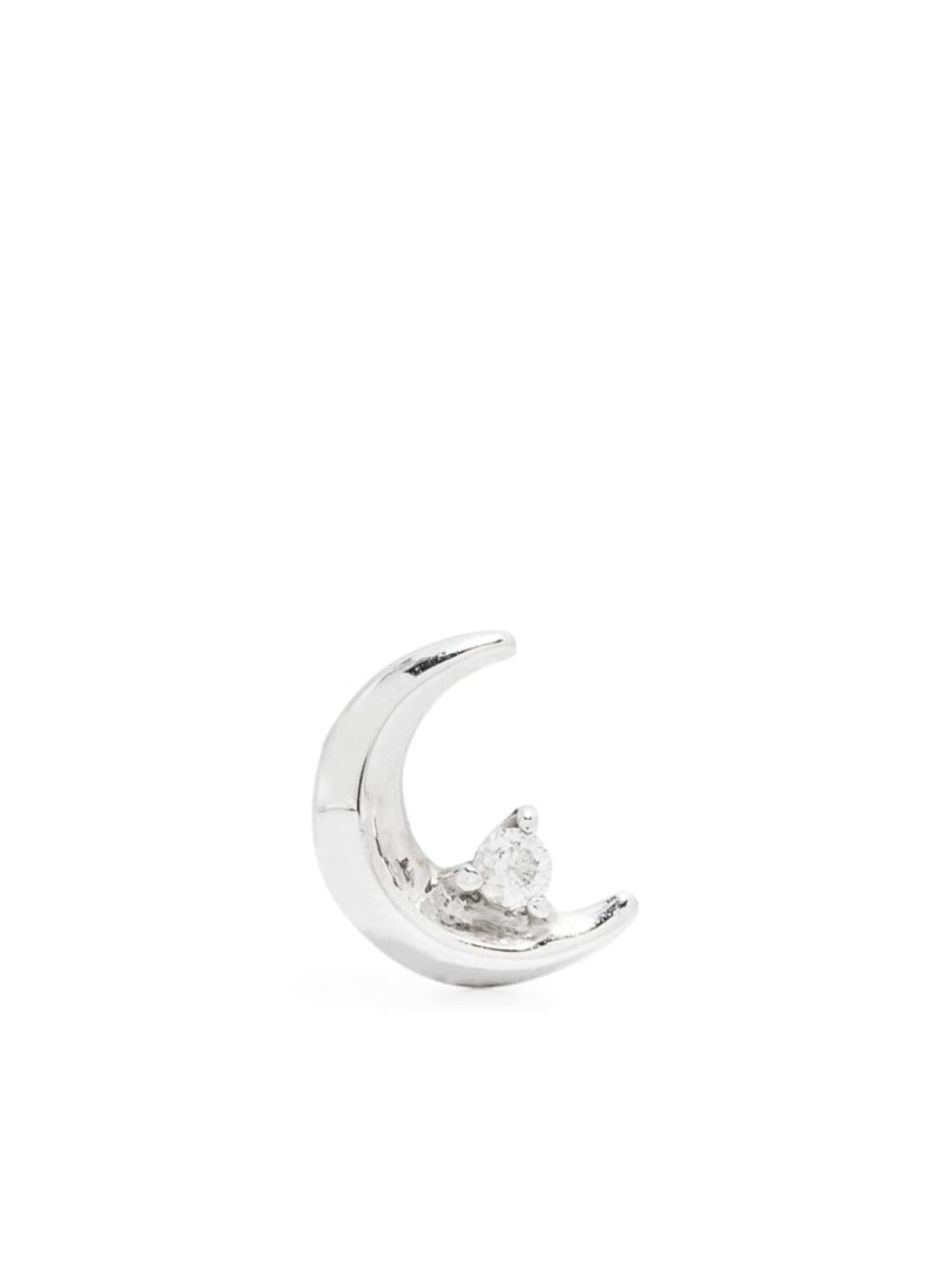 

Серьга Murky Ray Piercing из 14-каратного белого золота с бриллиантами Maria Black, серебряный
