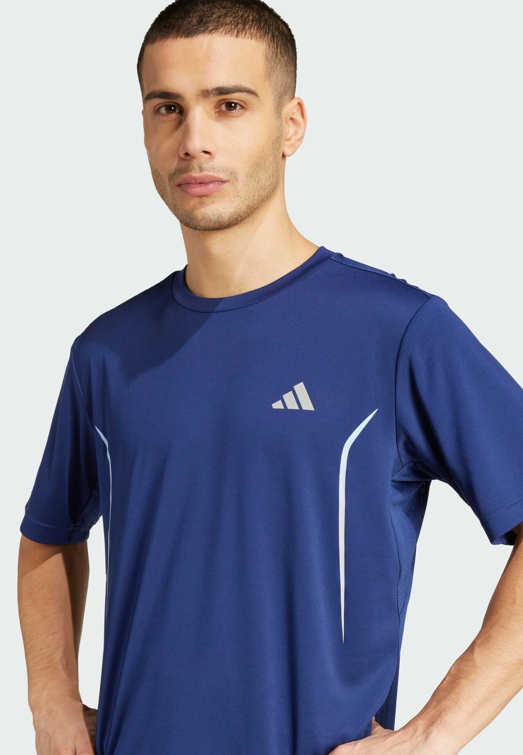Спортивная футболка TECH APP TEE Adidas Performance, темно-синий — фото 3