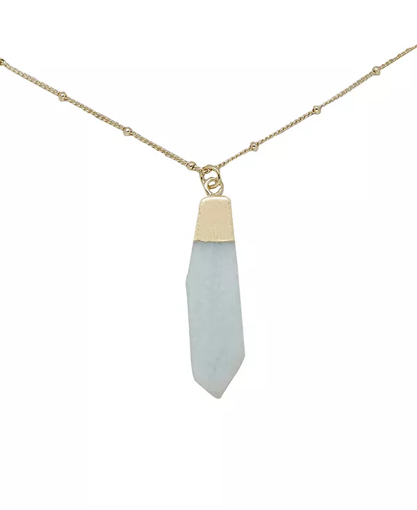 

Ожерелье с подвеской из камня Charged, amazonite