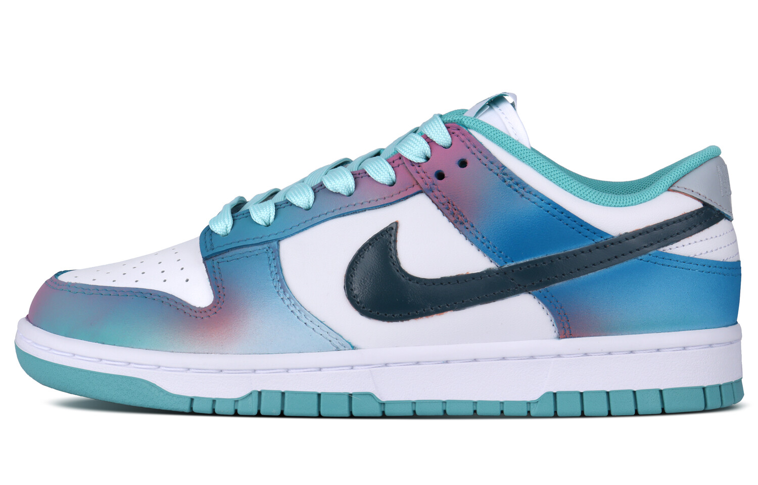 

Кроссовки Nike Dunk Skateboarding Shoes Unisex Low-top White, синий
