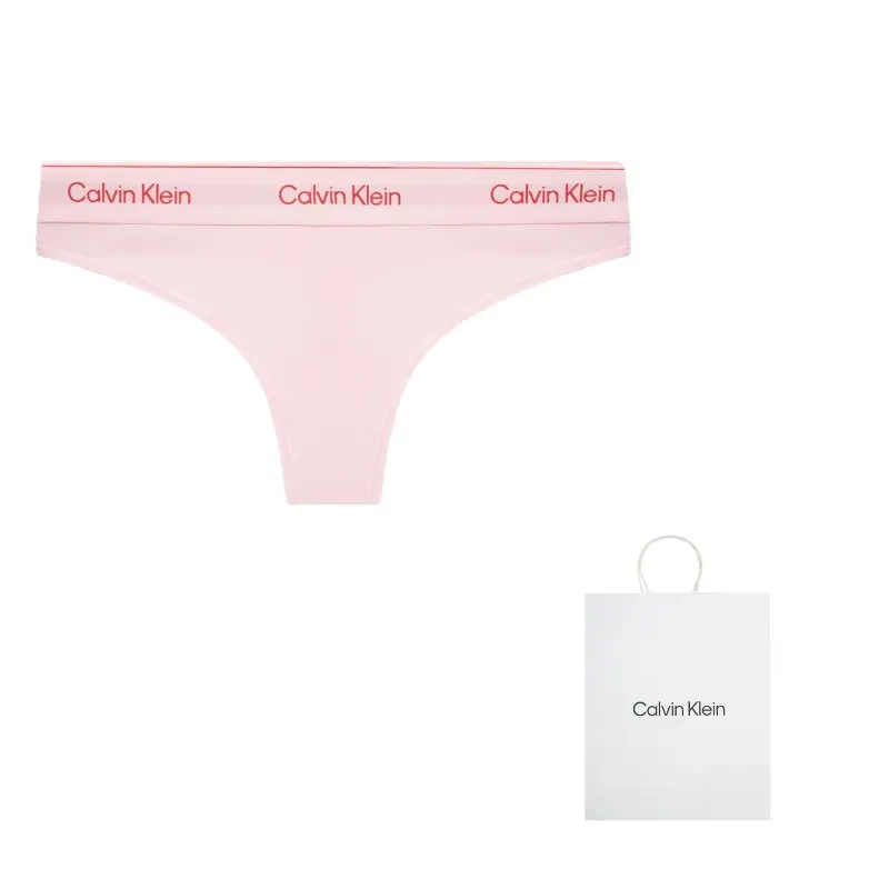 

Современный гравитационный бандо стринги для женщин Calvin Klein, розовый