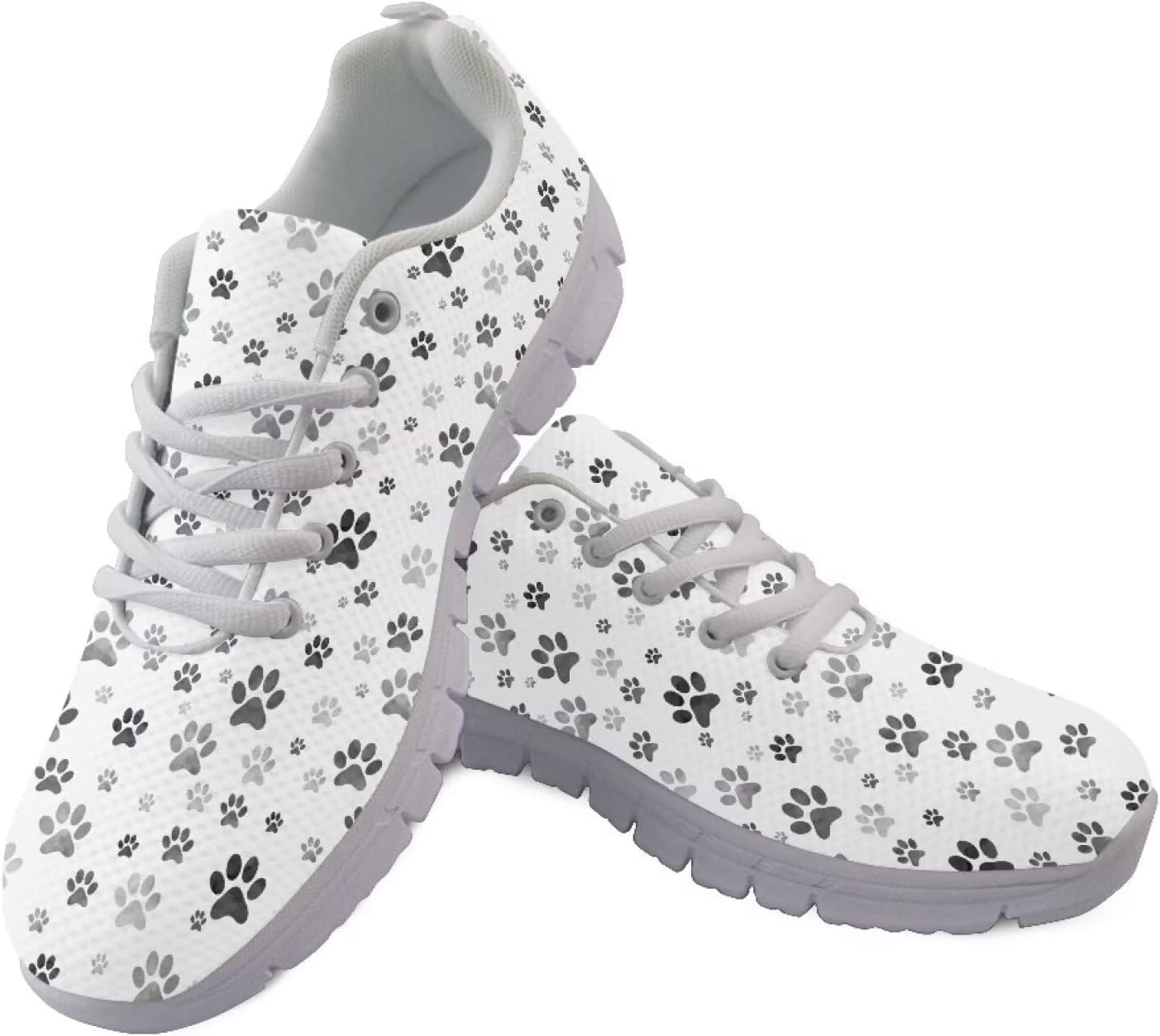 

Мужские спортивные кроссовки AmzPrint без шнурков для походов и прогулок, Dog Paw