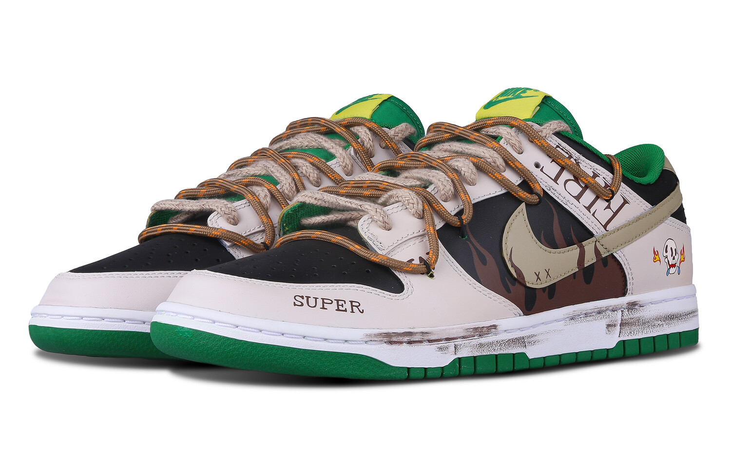 

Мужские кроссовки для скейтбординга Nike Dunk, Green