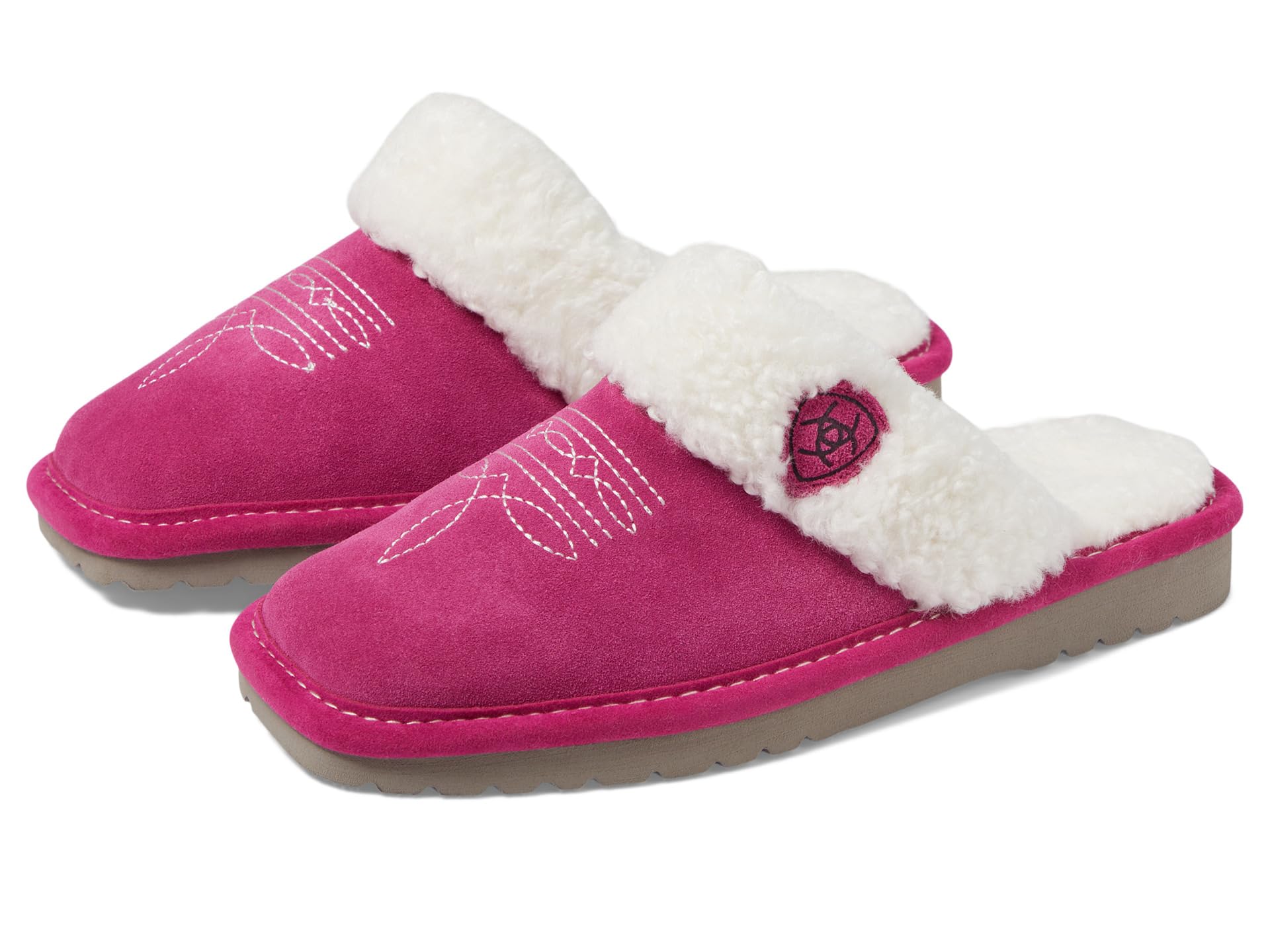 Тапочки Ariat Jackie Square Toe, цвет Very Berry Pink